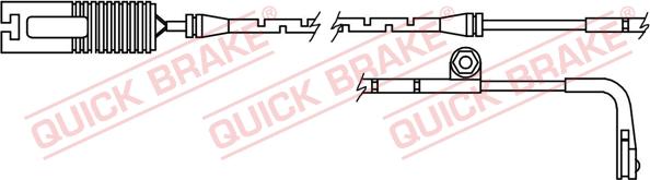 QUICK BRAKE WS 0163 A - Contact d'avertissement, usure des plaquettes de frein cwaw.fr