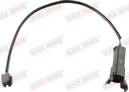 QUICK BRAKE WS 0109 B - Contact d'avertissement, usure des plaquettes de frein cwaw.fr