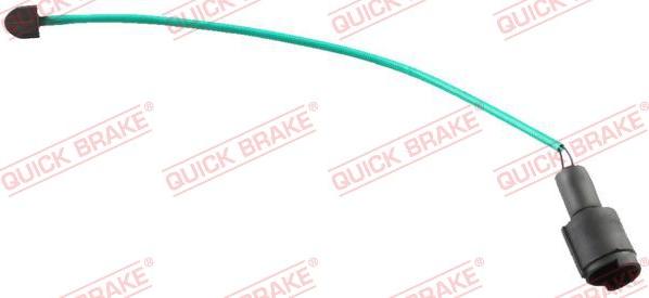 QUICK BRAKE WS 0107 A - Contact d'avertissement, usure des plaquettes de frein cwaw.fr