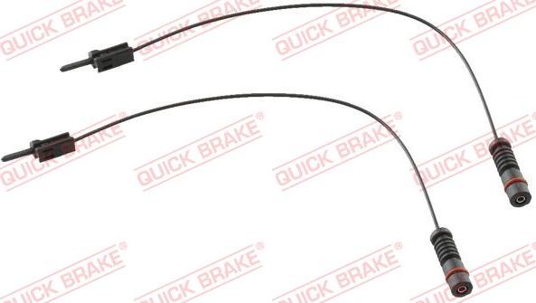 QUICK BRAKE WS 0116 A - Contact d'avertissement, usure des plaquettes de frein cwaw.fr