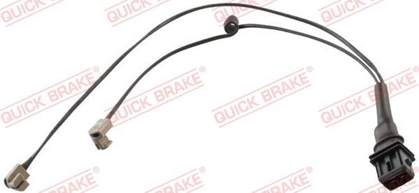 QUICK BRAKE WS 0189 B - Contact d'avertissement, usure des plaquettes de frein cwaw.fr