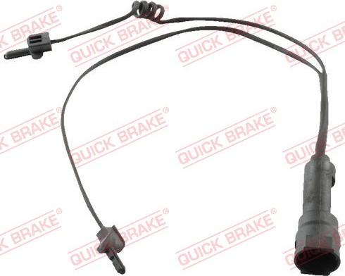 QUICK BRAKE WS 0180 B - Contact d'avertissement, usure des plaquettes de frein cwaw.fr