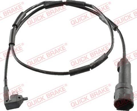 QUICK BRAKE WS 0129 B - Contact d'avertissement, usure des plaquettes de frein cwaw.fr