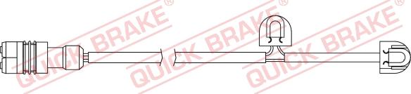 QUICK BRAKE WS 0335 B - Contact d'avertissement, usure des plaquettes de frein cwaw.fr