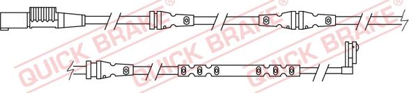 QUICK BRAKE WS 0327 A - Contact d'avertissement, usure des plaquettes de frein cwaw.fr