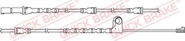 QUICK BRAKE WS 0290 A - Contact d'avertissement, usure des plaquettes de frein cwaw.fr