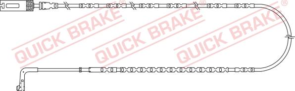 QUICK BRAKE WS 0247 A - Contact d'avertissement, usure des plaquettes de frein cwaw.fr