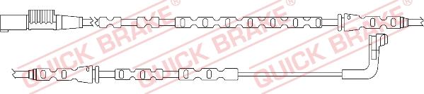 QUICK BRAKE WS 0286 A - Contact d'avertissement, usure des plaquettes de frein cwaw.fr