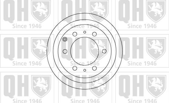 Quinton Hazell BDC4943 - Disque de frein cwaw.fr