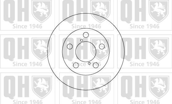 Quinton Hazell BDC4958 - Disque de frein cwaw.fr