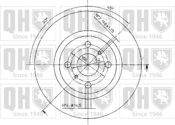 Quinton Hazell BDC4986 - Disque de frein cwaw.fr