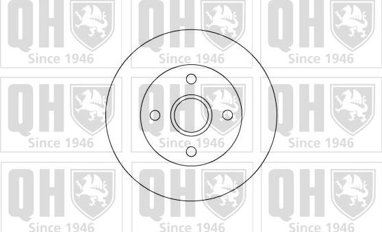 Quinton Hazell BDC4441 - Disque de frein cwaw.fr