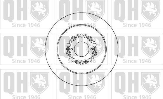 Quinton Hazell BDC4421 - Disque de frein cwaw.fr