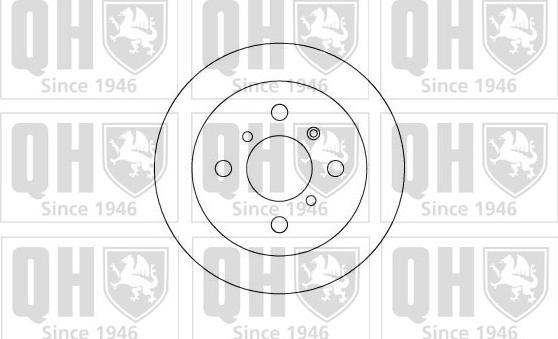 Quinton Hazell BDC4595 - Disque de frein cwaw.fr