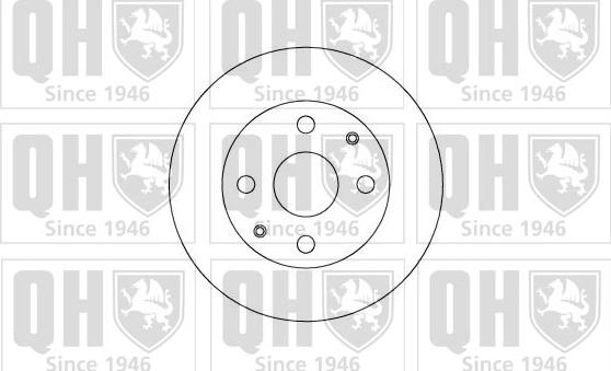 Quinton Hazell BDC4593 - Disque de frein cwaw.fr