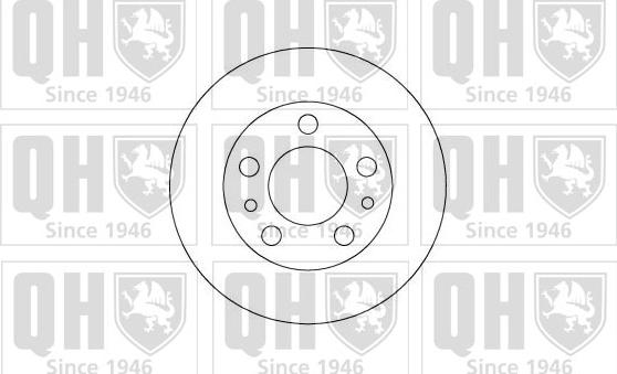 Quinton Hazell BDC4547 - Disque de frein cwaw.fr