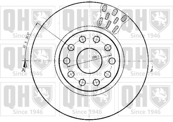 Quinton Hazell BDC4501 - Disque de frein cwaw.fr