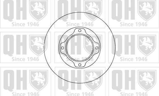 Quinton Hazell BDC4617 - Disque de frein cwaw.fr