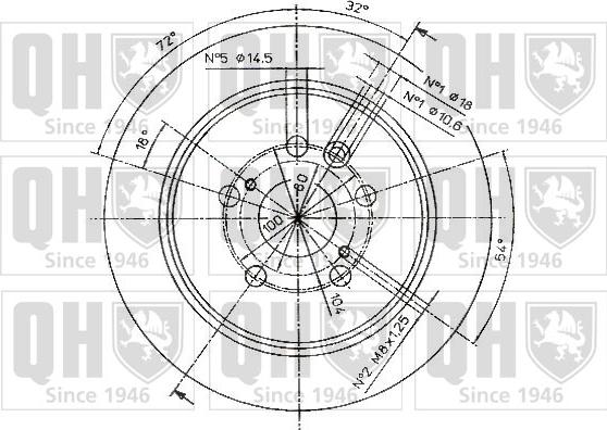 Quinton Hazell BDC4843 - Disque de frein cwaw.fr