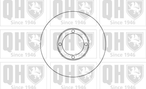 Quinton Hazell BDC4863 - Disque de frein cwaw.fr