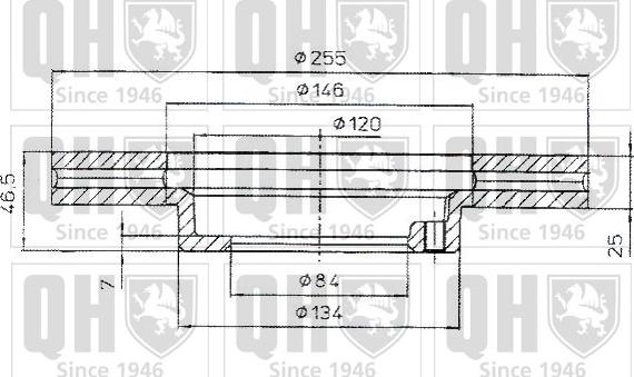 Quinton Hazell BDC4818 - Disque de frein cwaw.fr