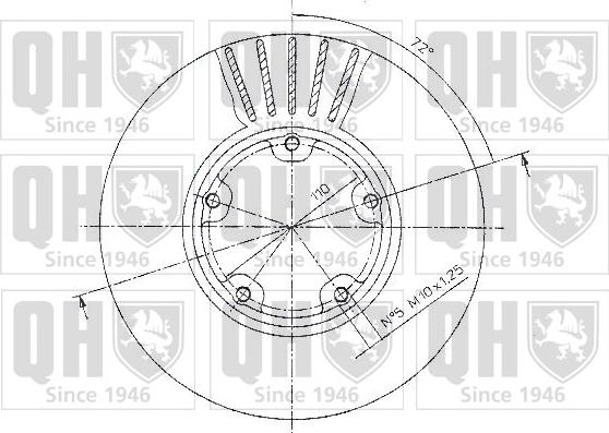 Quinton Hazell BDC4818 - Disque de frein cwaw.fr