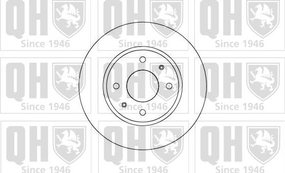 Quinton Hazell BDC4885 - Disque de frein cwaw.fr