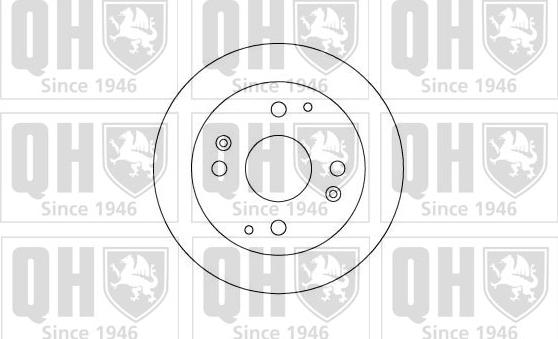 Quinton Hazell BDC4820 - Disque de frein cwaw.fr