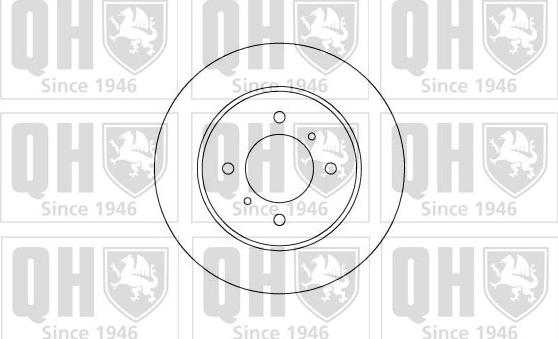 Quinton Hazell BDC4879 - Disque de frein cwaw.fr