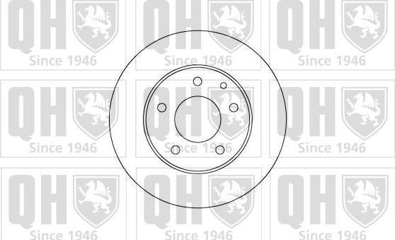 Quinton Hazell BDC4875 - Disque de frein cwaw.fr