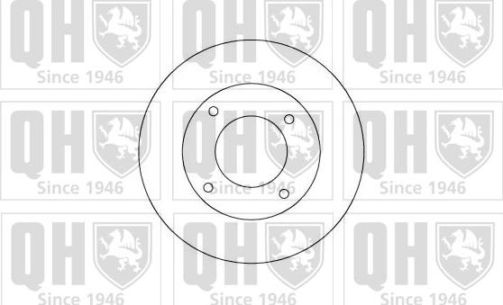 Quinton Hazell BDC4319 - Disque de frein cwaw.fr