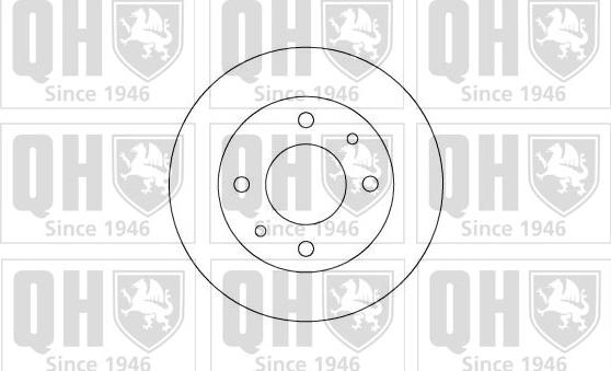 Quinton Hazell BDC4330 - Disque de frein cwaw.fr