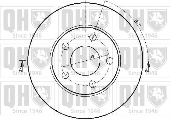 Quinton Hazell BDC4797 - Disque de frein cwaw.fr