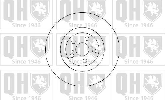 Quinton Hazell BDC5090 - Disque de frein cwaw.fr