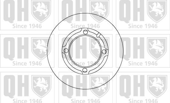 Quinton Hazell BDC5046 - Disque de frein cwaw.fr