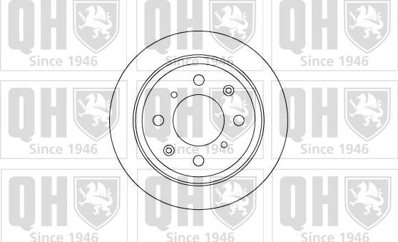 Quinton Hazell BDC5047 - Disque de frein cwaw.fr