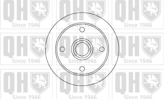 Quinton Hazell BDC5055 - Disque de frein cwaw.fr