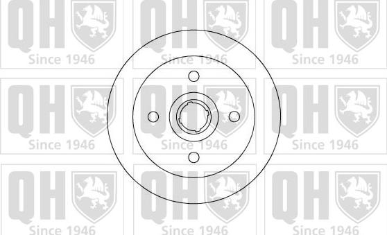 Quinton Hazell BDC5069 - Disque de frein cwaw.fr