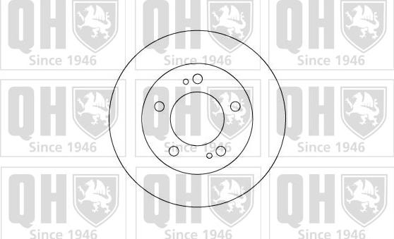 Quinton Hazell BDC5061 - Disque de frein cwaw.fr