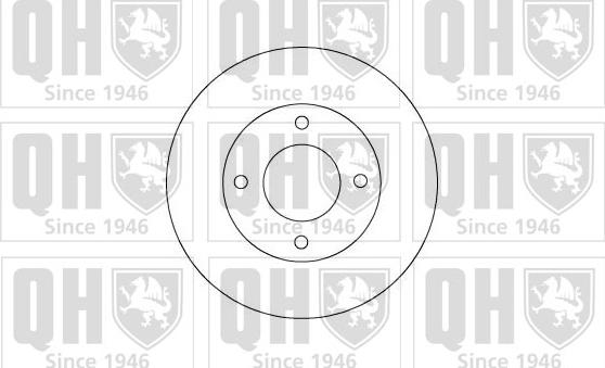 Quinton Hazell BDC5004 - Disque de frein cwaw.fr