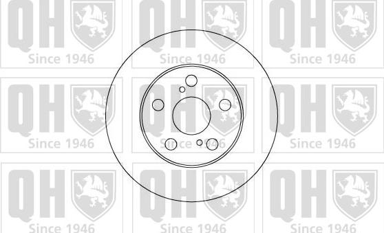 Quinton Hazell BDC5088 - Disque de frein cwaw.fr