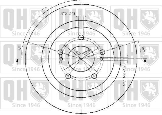 Quinton Hazell BDC5152 - Disque de frein cwaw.fr