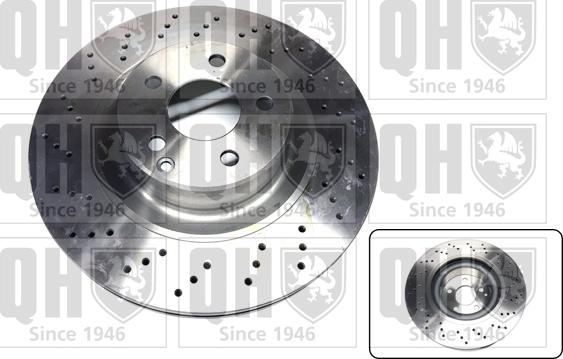 Quinton Hazell BDC5343 - Disque de frein cwaw.fr