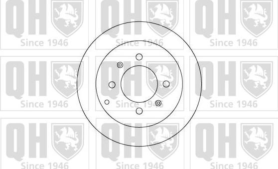 Quinton Hazell BDC5202 - Disque de frein cwaw.fr