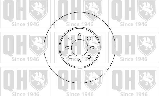 Quinton Hazell BDC5211 - Disque de frein cwaw.fr