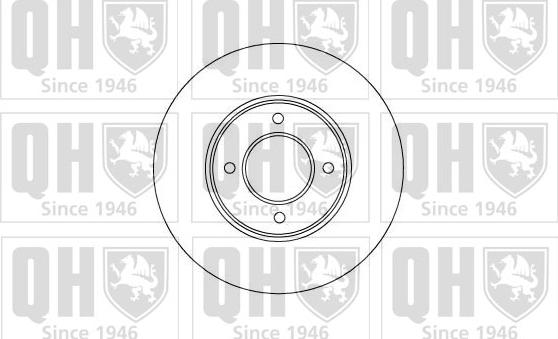 Quinton Hazell BDC1018 - Disque de frein cwaw.fr