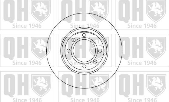 Quinton Hazell BDC1035 - Disque de frein cwaw.fr