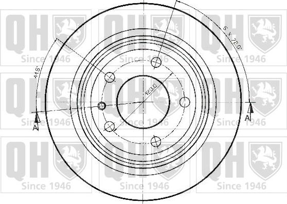 Quinton Hazell BDC3479 - Disque de frein cwaw.fr