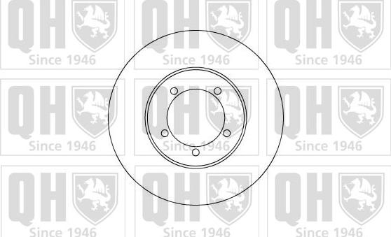 Quinton Hazell BDC3472 - Disque de frein cwaw.fr