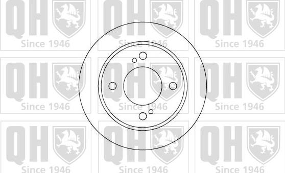 Quinton Hazell BDC3540 - Disque de frein cwaw.fr